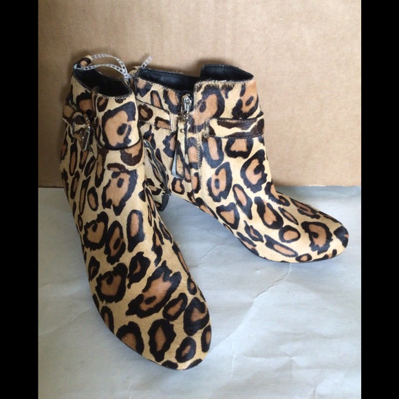SALE OFR🆕SAM EDELMAN LEOPARD BOOTIES (Sz 6.5) - Picture 9 of 14